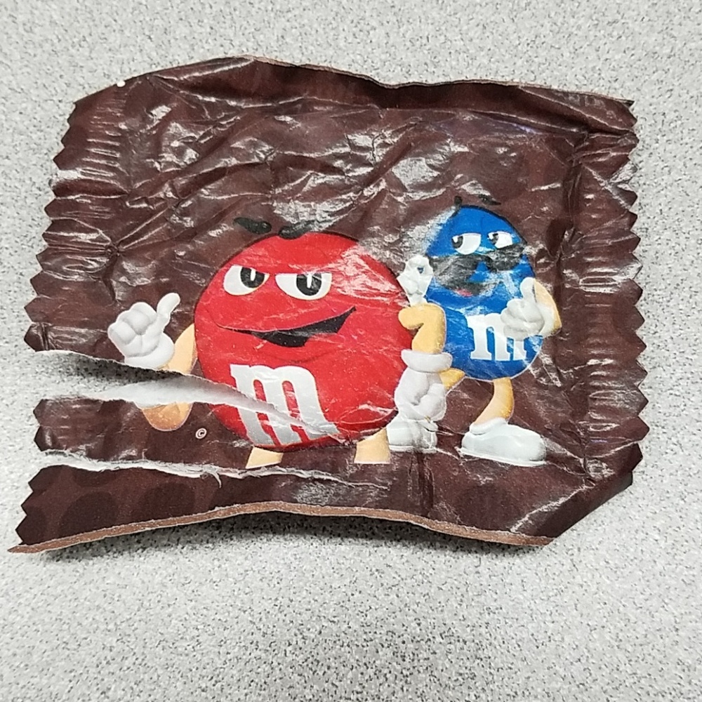 M&M wrapper